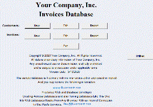 Sample Microsoft Access Invoices Database